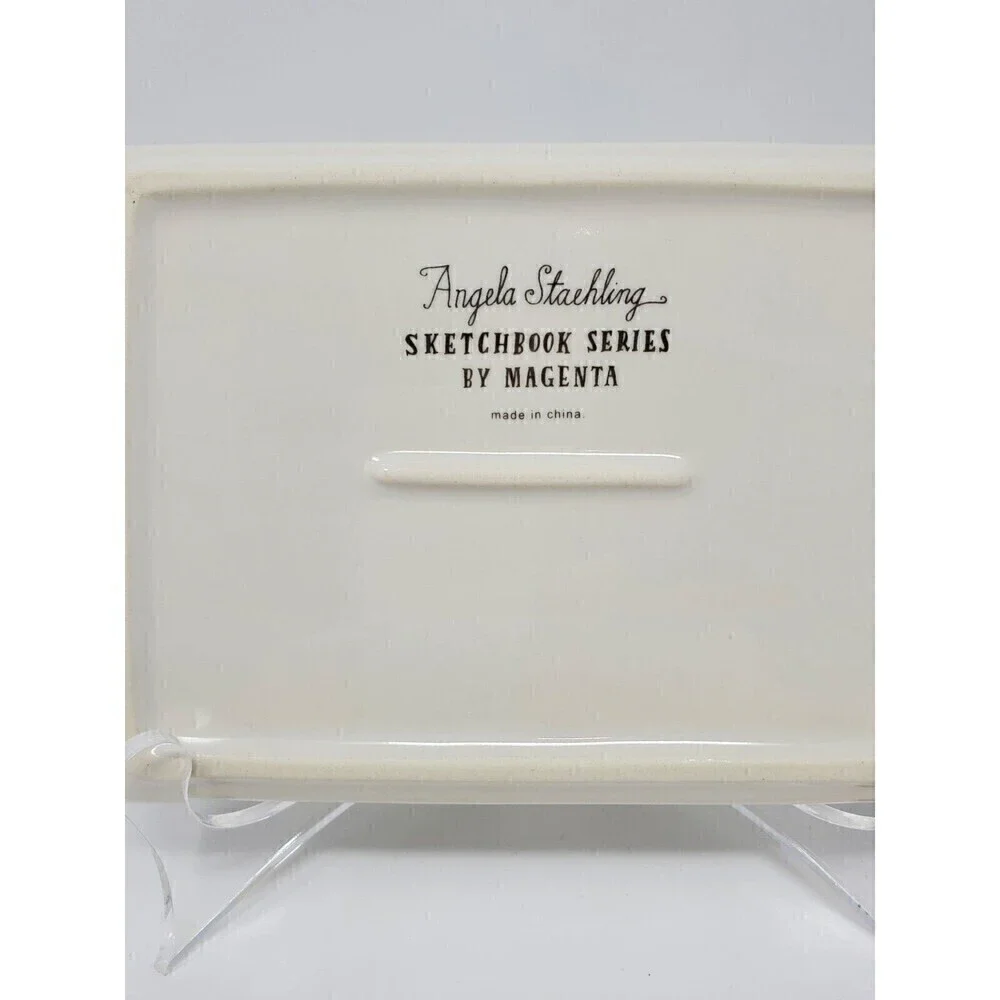 MAGENTA STUDIOS ANGELA STAEHLING TRINKET DISH TRAY BICYCLE